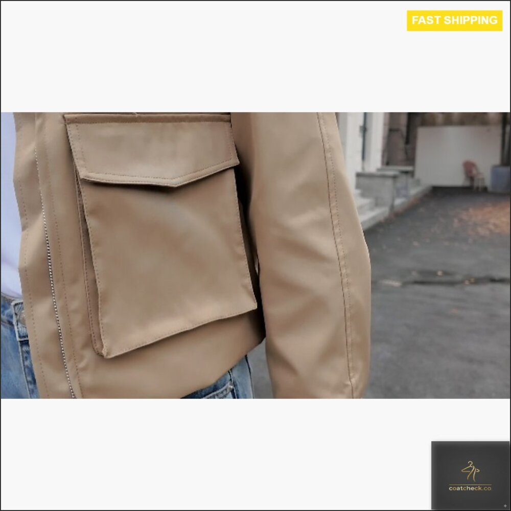 Cropped Utility Jacket With Pockets, Lightweight … - image 7